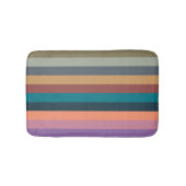 kleurstrepen in kleurrijk pastel badmat (Voorkant)