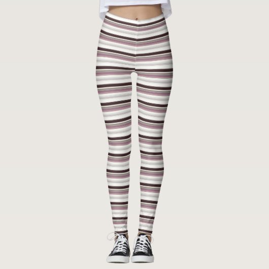 kleurstrepen leggings (Voorkant)