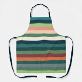 Kleurstrepes Schort (Voorkant)