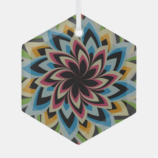 KLEURSTROMEN VAN ZWEEFSELS VAN KERAMISCH ORNAMENT (Voorkant)