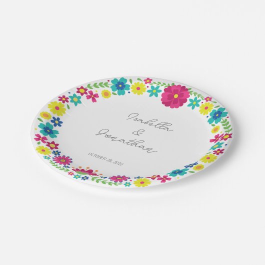 KLEURSTROOM PAPIEREN BORDJE (Gekanteld)