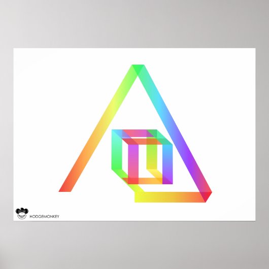 Kleurstroom Poster (Voorkant)