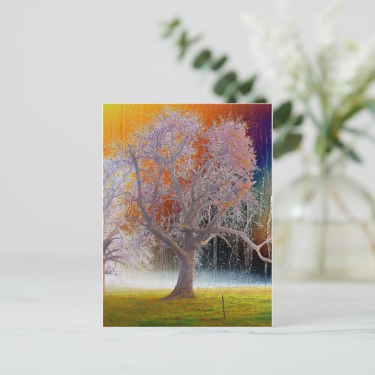 Kleurstructuur Briefkaart (Staand voorkant)