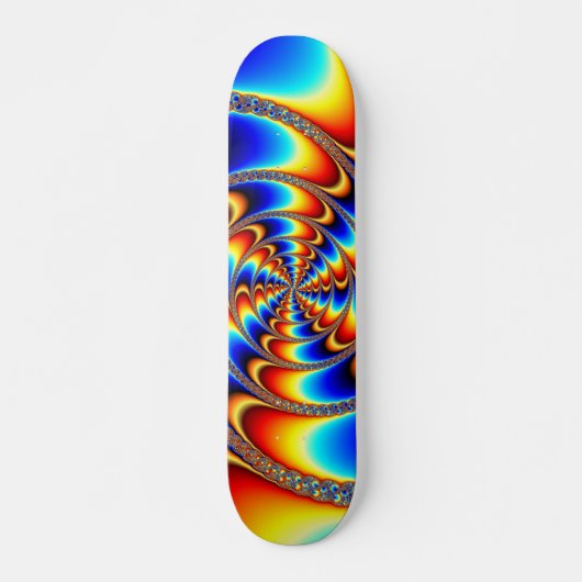 Kleurteken - Fractal Skateboard (Voorkant)
