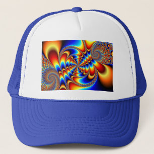 Kleurteken - Fractal Trucker Pet