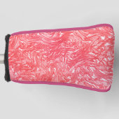 Kleurtextuur "pearly aardbery crème" golfheadcover (Voorkant)