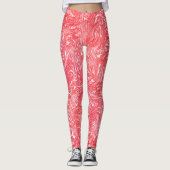 Kleurtextuur "pearly aardbery crème" leggings (Voorkant)