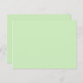 kleurthee groen briefkaart (Voorkant / Achterkant)