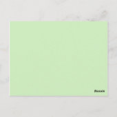 kleurthee groen briefkaart (Achterkant)