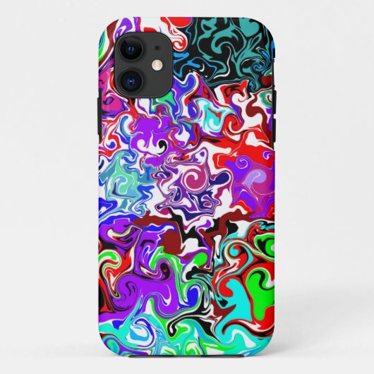 Kleurtherapie Vloeibare kunstcirkels Case-Mate iPhone Case (Achterkant)