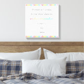 Kleurtijd! Canvas Afdruk (Insitu (Slaapkamer))
