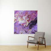 Kleurtoon acrylverf, abstract. wandkleed (In situ)