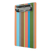 Kleurtoon gestreepte miniklembord mini klembord (Angled2)