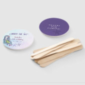 Kleurtrend onder het Zee Zeemeermin met de aanduid Handwaaier (Niet-gemonteerd)