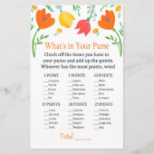 Kleurtulpen Wat zit er in je handtas? (Voorkant)