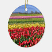 Kleurtulpveld Keramisch Ornament (Links)