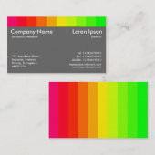 Kleurvariaties 03 (60% grijs) visitekaartje (Voorkant / Achterkant)