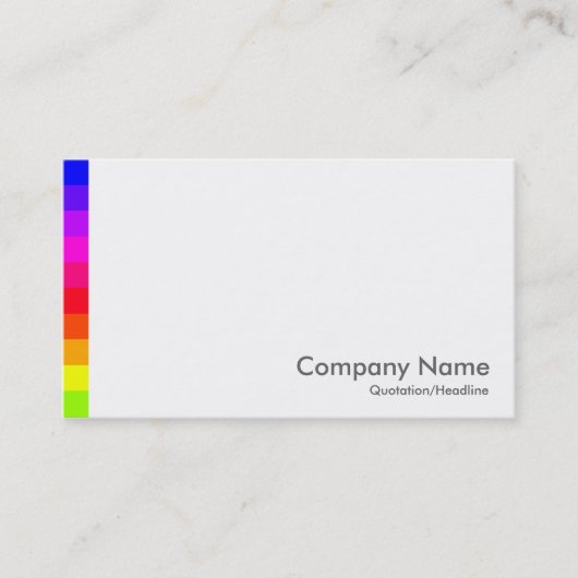 Kleurvariaties III 01 Visitekaartje (Voorkant)