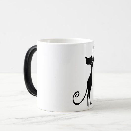 Kleurveranderende Kat-mok Magische Mok (Voorkant links)