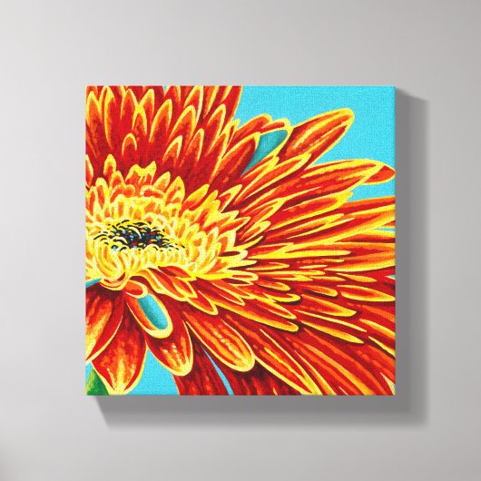 Kleurverbranding I Canvas Afdruk (Voorkant)