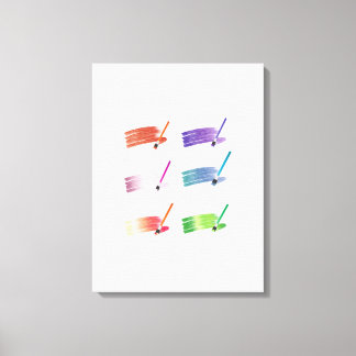 Kleurverf Canvas Afdruk