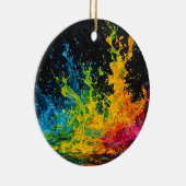 Kleurverf plastic keramisch ornament (Rechts)