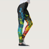 Kleurverf plastic leggings (Rechts)