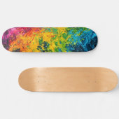 Kleurverf plastic skateboard (Horizontaal)
