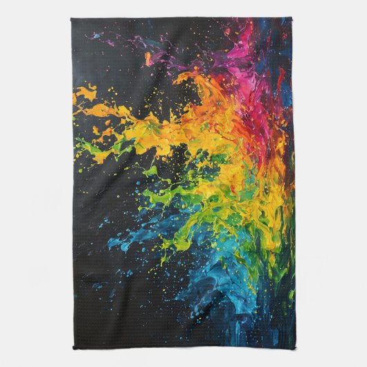 Kleurverf plastic theedoek (Verticaal)