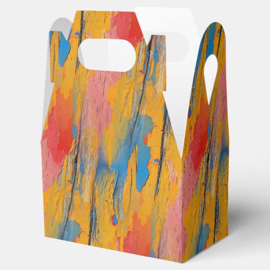 Kleurverf Splatter Bedankdoosjes (Geopend)