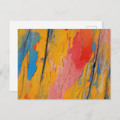 Kleurverf Splatter Briefkaart (Voorkant / Achterkant)