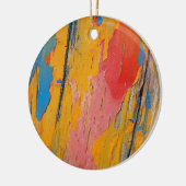 Kleurverf Splatter Keramisch Ornament (Links)