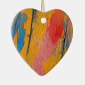 Kleurverf Splatter Keramisch Ornament (Rechts)