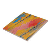 Kleurverf Splatter Tegeltje (Zijkant)