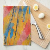 Kleurverf Splatter Theedoek (Quarter Fold)