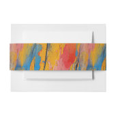 Kleurverf Splatter Uitnodigingen Wikkel (Voorkant Voorbeeld)