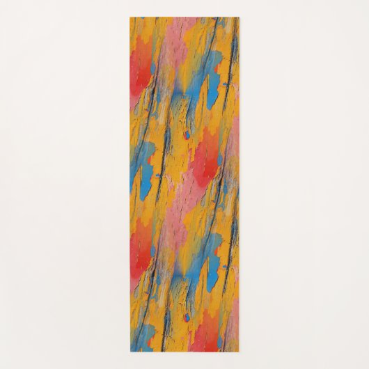 Kleurverf Splatter Yogamat (Voorkant)