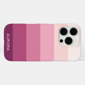 Kleurverloop - aangepaste naam Case-Mate iPhone case (Achterkant (horizontaal))