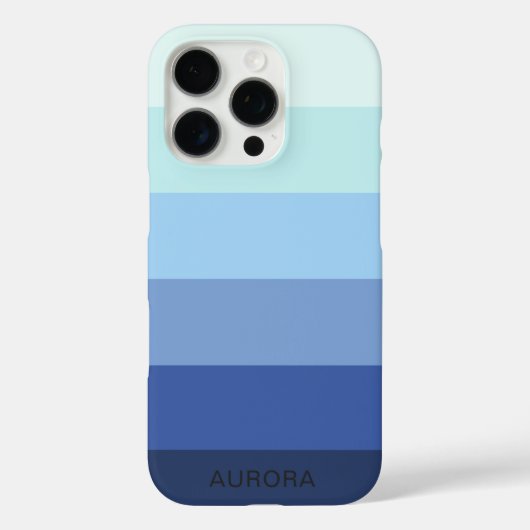 Kleurverloop - aangepaste naam Case-Mate iPhone case (Achterkant)