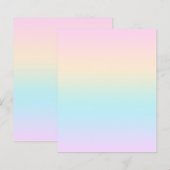 Kleurverloop pastel (Voorkant / Achterkant)