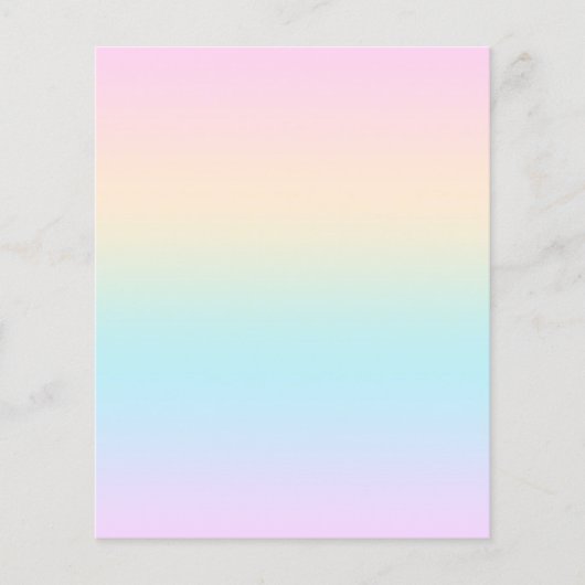 Kleurverloop pastel (Voorkant)