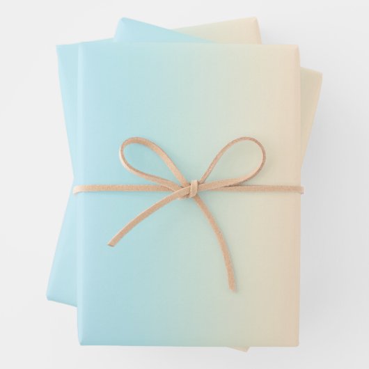 Kleurverloop pastel inpakpapier vel (In situ)