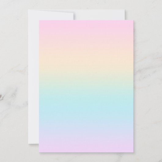 Kleurverloop pastel kaart (Voorkant)