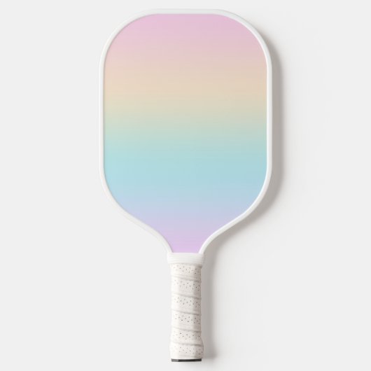 Kleurverloop pastel pickleball paddle (Voorkant)