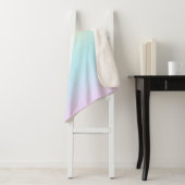 Kleurverloop pastel sherpa deken (In situ)