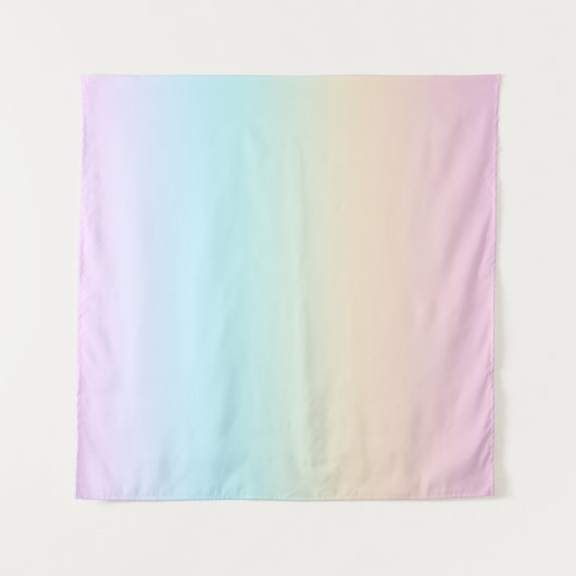 Kleurverloop pastel wandkleed (Voorkant (horizontaal))