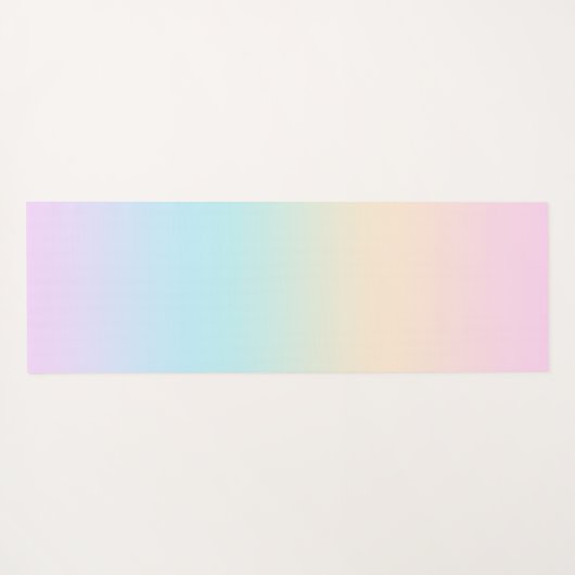 Kleurverloop pastel yogamat (Achterkant (horizontaal))
