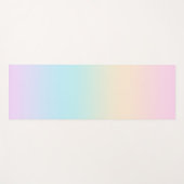 Kleurverloop pastel yogamat (Voorkant (horizontaal))