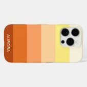Kleurverloop Terug naar school - Aangepaste naam Case-Mate iPhone Case (Achterkant (horizontaal))