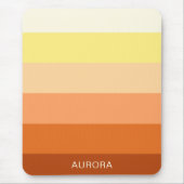 Kleurverloop Terug naar school - Aangepaste naam Muismat (Voorkant)